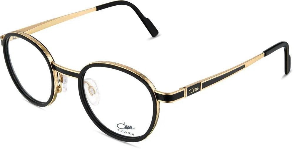 Cazal 6028 Eyeglasses - black-gold - view 2